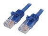 StarTech.com 2m Blue Cat5e / Cat 5 Snagless Patch Cable - patch cable - 2 m - blue_thumb_1