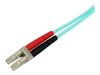 StarTech.com Aqua OM4 Duplex Multimode Fiber - 16 ft / 5m - 100 Gb - 50/125 - OM4 Fiber - LC to LC Fiber Patch Cable (450FBLCLC5) - network cable - 5 m - aqua_thumb_3