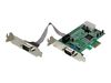 StarTech.com 2 Port Low Profile Native RS232 PCI Express Serial Card with 16550 UART - PCIe RS232 - PCI-E Serial Card (PEX2S553LP) - serial adapter - PCIe - RS-232 x 2_thumb_1