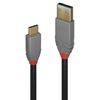 Lindy 36912 USB Kabel USB 3.2 Gen 2 (3.1 Gen 2) 1,5 m USB C USB A 10 Gbit/s Schwarz, Grau_thumb_1
