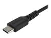 StarTech.com 2m USB C Charging Cable - Durable Fast Charge & Sync USB 3.1 Type C to C Charger Cord - TPE Jacket Aramid Fiber M/M 60W Black - USB-C cable - 2 m_thumb_3