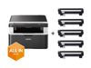 Brother DCP-1612WVB - multifunction printer - B/W_thumb_2