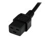 StarTech.com 2m Computer Power Cord Schuko CEE7 to IEC 320 C19 - power cable - 2 m_thumb_4
