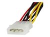 StarTech.com 30 cm 4-Pin LP4 auf SATA Y-Stromkabel - LP4 zu Serial-ATA Splitter Y-Kabel (PYO2LP4LSATA) - Netzteil - 30 cm_thumb_2
