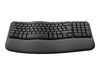 Logitech Ergo Series Wave Keys for Business - keyboard - QWERTZ - German - graphite Input Device_thumb_1