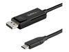 StarTech.com 3ft (1m) USB C to DisplayPort 1.4 Cable 8K 60Hz/4K - Reversible DP to USB-C or USB-C to DP Video Adapter Cable HBR3/HDR/DSC - USB / DisplayPort cable - 1 m_thumb_1