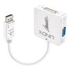 Lindy 41028 Videokabel-Adapter DisplayPort DVI-D + VGA (D-Sub) + HDMI Schwarz_thumb_1