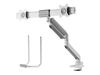 Neomounts DS75-450WH2 mounting kit - full-motion - for 2 LCD displays - white_thumb_1