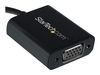 StarTech.com USB-C to VGA Adapter - Black - 1080p - Video Converter For Your MacBook Pro - USB C to VGA Display Dongle (CDP2VGA) - external video adapter - black_thumb_3