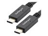 StarTech.com USB-C Kabel mit Power Delivery (5A) - St/St - 1m - USB 3.1 (10Gbit/s) - Zertifiziert - USB 3.1 Typ-C Kabel - USB 3.1 Gen 2 - USB Typ-C-Kabel - 1 m_thumb_1