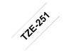 Brother TZE251 - 24 mm - Schwarz auf Weiß_thumb_2