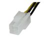 StarTech.com 8in ATX12V 4 Pin P4 CPU Power Extension Cable - M/F - Power extension cable - 4 pin ATX12V (M) to 4 pin ATX12V (F) - 7.9 in - ATXP4EXT - power extension cable - 4 pin ATX12V to 4 pin ATX12V - 20 cm_thumb_2