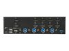 StarTech.com KVM Switch HDMI 4 Port - 4K 30 Hz - KVM Extender für HDMI - KVM HDMI Umschalter - KVM-/Audio-/USB-Switch - 4 Anschlüsse - an Rack montierbar_thumb_4
