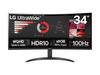 LG UltraWide 34WR50QK-B - LED monitor - curved - 34" - HDR_thumb_1