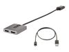 StarTech.com DP to Dual HDMI MST HUB, Dual HDMI 4K 60Hz, DisplayPort Multi Monitor Adapter with 1ft (30cm) Cable, DP 1.4 Multi Stream Transport Hub, DSC | HBR3, DP to 2x HDMI Ports - DP to HDMI Splitter (MST14DP122HD) - Videoadapter - DisplayPort / HDMI_thumb_9