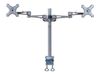 Neomounts FPMA-D935D mounting kit - full-motion - for 2 LCD displays - silver_thumb_3
