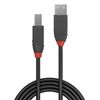 Lindy USB cable Anthra Line - USB-A / USB-B - 1 m_thumb_2