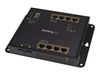 StarTech.com 8 Port PoE+ Gigabit Ethernet Switch plus 2 SFP Ports - Industrieller Managed Gigabit Switch - Wandmontage mit Front Zugriff - Switch - 10 Anschlüsse - managed_thumb_1