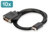 DIGITUS DisplayPort DVI adapter cable - DP/DVI-D - 2 m - pack of 10_thumb_1