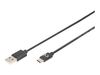 DIGITUS USB cable AK-300154-010-S - USB-A / USB-C - 1 m_thumb_2
