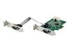 StarTech.com 2-port PCI Express RS232 Serial Adapter Card - PCIe Serial DB9 Controller Card 16950 UART - Low Profile - Windows macOS Linux (PEX2S953LP) - serial adapter - PCIe - RS-232 x 2_thumb_1