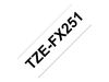 Brother flexible ID tape TZe-FX251 - Black on white_thumb_1