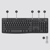 Logitech Tastatur MK295 - US Layout - Schwarz_thumb_6