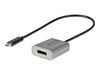 StarTech.com USB C to DisplayPort Adapter, 8K/4K 60Hz USB-C to DisplayPort 1.4 Adapter Dongle, USB Type-C to DP Monitor Video Converter, Thunderbolt 3 Compatible, w/12" Long Attached Cable - HBR3, DSC, DP Alt Mode (CDP2DPEC) - video adapter - 24 pin USB-C_thumb_1