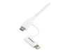 StarTech.com cable - Apple Lightning/Micro USB/USB - 1 m_thumb_4