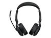 Jabra Over-Ear Headset Evolve2 55 UC Stereo with charging stand_thumb_1