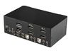 StarTech.com 2-Port DisplayPort KVM Switch - Dual-Monitor - 4K 60 - with Audio & USB Peripheral Support - DP 1.2 - USB Hub (SV231DPDDUA2) - KVM / audio / USB switch - 2 ports_thumb_3