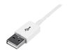 StarTech.com 2m White USB 2.0 Extension Cable Cord - A to A - USB Male to Female Cable - 1x USB A (M), 1x USB A (F) - White, 2 meter (USBEXTPAA2MW) - USB extension cable - USB to USB - 2 m_thumb_3