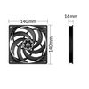 ARCTIC P14 Slim PWM PST Pressure-optimised 140 mm PWM Fan with integrated Y-cable_thumb_5