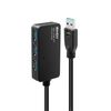 Lindy 43159 Schnittstellen-Hub USB 3.2 Gen 1 (3.1 Gen 1) Type-A 5000 Mbit/s Schwarz_thumb_1