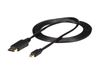 StarTech.com 10ft Mini DisplayPort to DisplayPort Cable - M/M - mDP to DP 1.2 Adapter Cable - Thunderbolt to DP w/ HBR2 Support (MDP2DPMM10) - DisplayPort cable - 3 m_thumb_1
