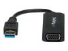 StarTech.com USB 3.0 to VGA Display Adapter 1920x1200, On-Board Driver Installation, Video Converter with External Graphics Card - Windows (USB32VGAV) - external video adapter - 512 MB - black_thumb_2
