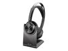 Poly Voyager Focus 2 UC - headset - with charging stand_thumb_1