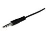 StarTech.com 2m Slim 3.5mm Stereo Extension Audio Cable - Male / Female - Headphone Audio Extension Cable Cord - 2x Mini Jack 3.5mm - 2 m (MU2MMFS) - audio extension cable - 2 m_thumb_1