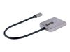 StarTech.com 2-Port USB-C MST Hub, USB Type-C to 2x DisplayPort Multi-Monitor Adapter for Laptop, Dual-DP up to 4K 60Hz w/ DP 1.4 Alt Mode & DSC, HDR, 1ft (30cm) Cable, USB Bus-Powered - Multi-Stream Transport Hub (MST14CD122DP) - video/audio splitter - 2_thumb_2
