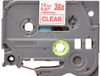 Brother laminated tape TZe-132 - Red on clear_thumb_2