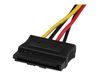 StarTech.com 30 cm 4-Pin LP4 auf SATA Y-Stromkabel - LP4 zu Serial-ATA Splitter Y-Kabel (PYO2LP4LSATA) - Netzteil - 30 cm_thumb_3