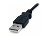 StarTech.com 3 ft USB to Type M Barrel 5V DC Power Cable - Power cable - USB (power only) (M) to DC jack 5.5 mm (M) - 3 ft - molded - black - USB2TYPEM - power cable - 91 cm_thumb_2