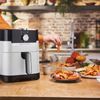 Tefal Easy Fry & Grill EY501A Einzelbild 4,2 l Eigenständig 1550 W Heißluftfritteuse Schwarz, Edelstahl_thumb_4