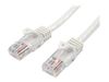 StarTech.com 1m White Cat5e / Cat 5 Snagless Patch Cable - patch cable - 1 m - white_thumb_1