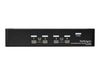 StarTech.com 4 Port DisplayPort KVM Switch - 4K 60Hz - Single Display - UHD DP 1.2 USB KVM Switch with USB 2.0 Hub & Audio - TAA Compliant - KVM / audio switch - 4 ports_thumb_2
