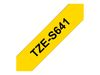 Brother TZeS641 - 18 mm - black on yellow_thumb_1
