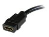 StarTech.com 8in HDMI to DVI-D Video Cable Adapter - HDMI Female to DVI Male - HDMI to DVI Dongle Adapter Cable (HDDVIFM8IN) - video adapter - HDMI / DVI - 20.32 cm_thumb_3