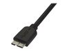 StarTech.com 0.5m 20in Slim USB 3.0 A to Micro B Cable M/M - Mobile Charge Sync USB 3.0 Micro B Cable for Smartphones and Tablets (USB3AUB50CMS) - USB cable - 50 cm_thumb_3