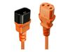 Cable Lindy C14 to C13 Extension 2m Orange_thumb_1