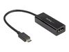 StarTech.com 8K USB C to DisplayPort Adapter - USB Type C to DP 1.4 Alt Mode Video Converter - 8K/5K/4K HBR3 USB C to DisplayPort Monitor - external video adapter - black_thumb_1